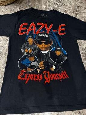 Eazy-E Express Yourself Graphic Rap T-Shirt Size Small
